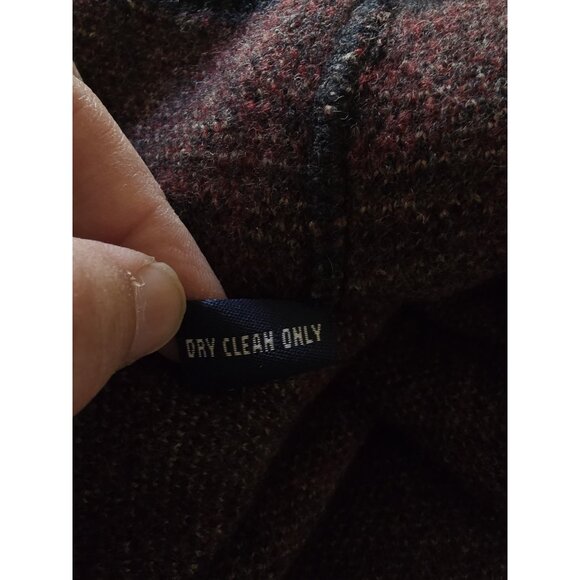 VTG Polo Sport Ralph Lauren Sportsman Wool Plaid Vest Mens Large Red Gray V Neck - Picture 7 of 7